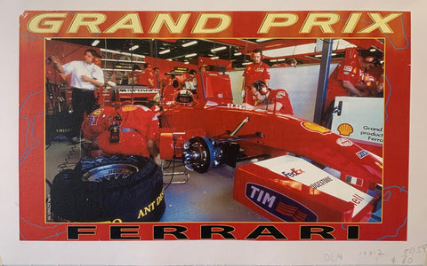 Link to  Grand Prix Ferrari Pit StopTransportation Poster, c. 1980  Product