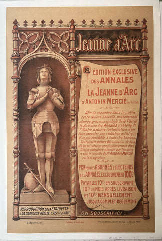 Link to  Jeanne d'Arc PosterFrance, c. 1930s  Product