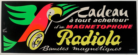 Link to  Cadeau a tout acheteur d'un Magnetophone Radiola Bandes  Magnetiques ✓France, C. 1960  Product