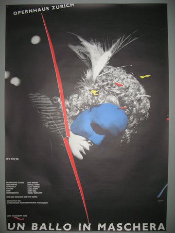 Link to  Un Ballo in Maschera Swiss PosterSwitzerland, 1989  Product
