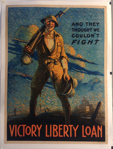 Link to  And They Thought We Couldn't Fight "Victory Liberty Loan"USA, 1918  Product