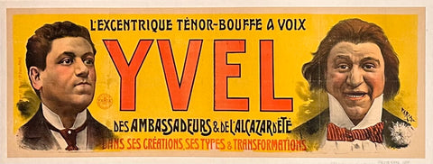 Link to  L'Excentrique Tenor-Bouffe A Voix YVEL Des Ambassadeurs & De L'Acazar Dete Dans Ses Creations Ses Types & TranformationsFrance, 1951  Product