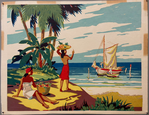 Link to  Caribbean Island PrintU.S.A, c. 1955  Product