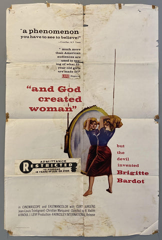 Link to  And God Created Woman PosterU.S.A Film, 1956  Product