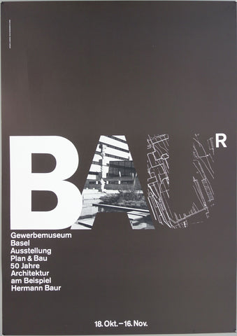 Link to  Gewerbemuseum Basel Ausstelung Plan & Bau 50 Jahre Architektur am Beispiel Hermann BaurSwitzerland  Product