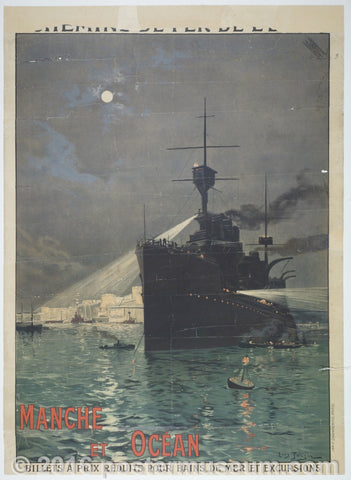 Link to  Manche et Ocean PosterFrance, c. 1910  Product