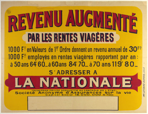 Link to  La NationaleFrance - c. 1900  Product