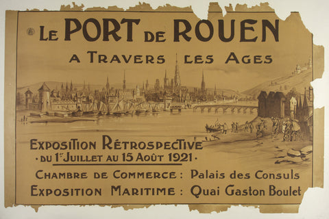 Link to  Le Port de RouenFrance  1921  Product