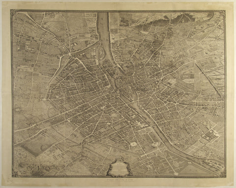 Link to  Map of 1730s ParisFrance - c. 1895  Product