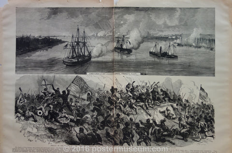Link to  Bombardment of Port Hudson by Admiral Farragut's Fleet1880  Product