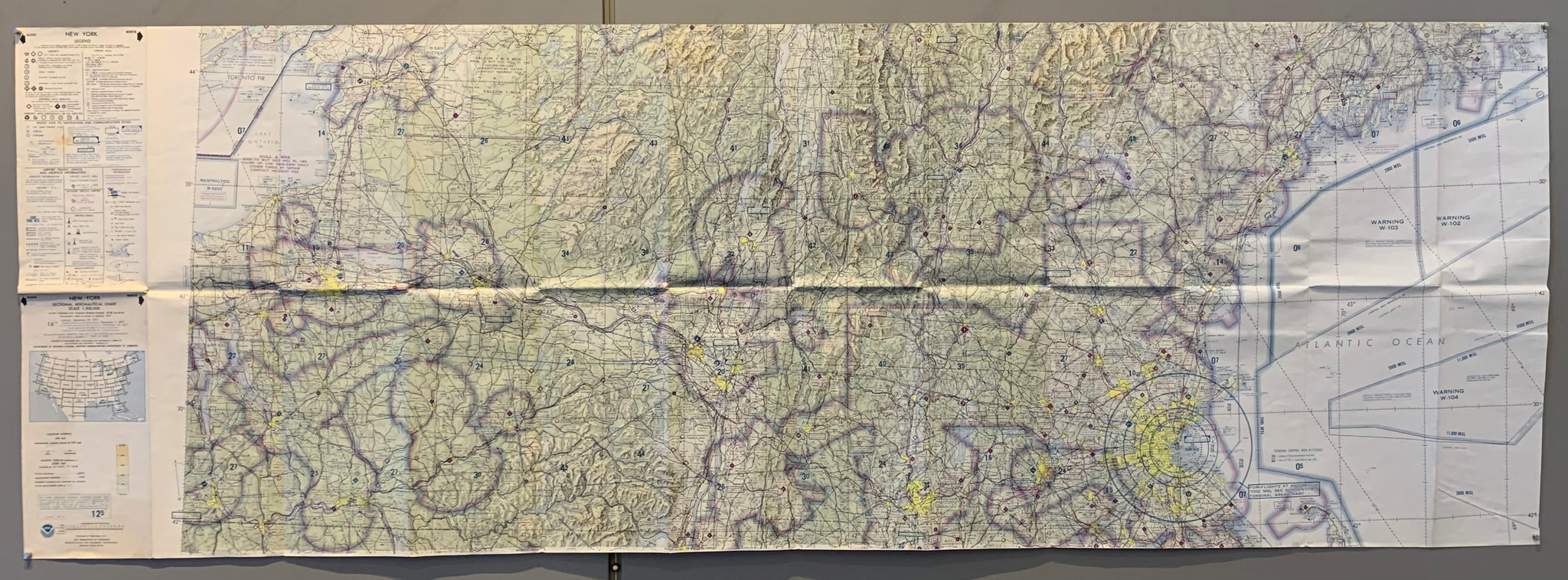 New York Sectional Aeronautical Chart, 16th Edition (DoubleSided