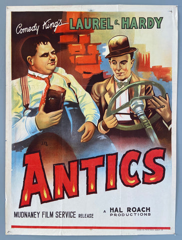 Link to  Comedy King's: Stan Laurel &  Oliver Hardy in AnticsU.S.A Film, 1930  Product
