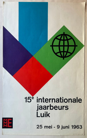 Link to  15e Internationale Jaarbeurs Luik PosterBelgium, 1963  Product