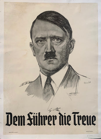 Link to  Dem Führer die Treue pre WW2War Poster, 1934  Product