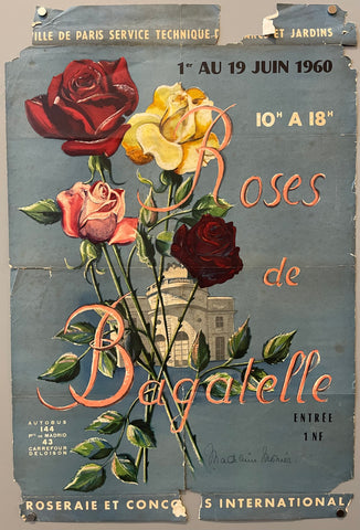 Link to  Roses de Bagatelle PosterFrance, c., 1960s  Product