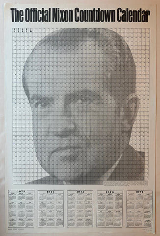 Link to  The Official Nixon Countdown Calendar PosterUSA, 1973  Product
