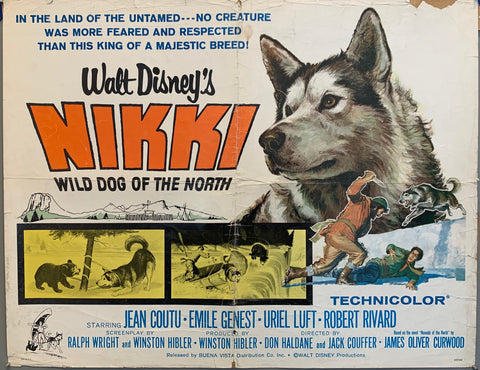 Link to  Nikki, Wild Dog Of The North Film PosterU.S.A FILM,1961  Product