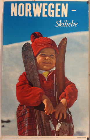 Link to  Norwegan Skiliebe Travel PosterNorway, c.1960  Product