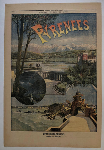 Link to  Pyrénées - Luchon - Biarritz ✓France, C. 1890  Product