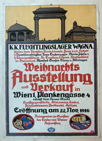 Link to  Weihnachts Ausstellung und Verkauf PosterAustria, 1916  Product