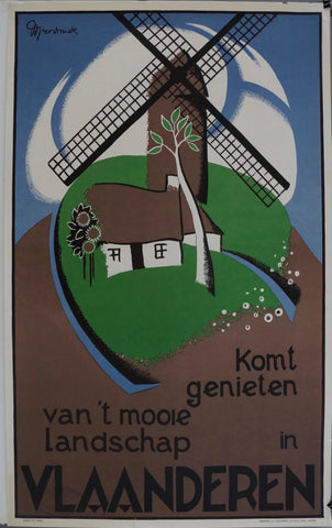 Link to  Komt Genieten Van't Moole landschap in VlaanderenBelgium, C. 1930  Product