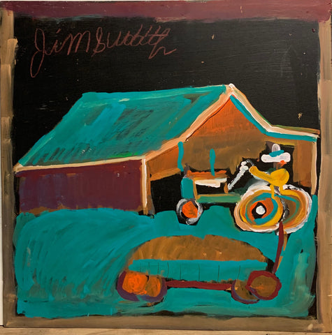 Link to  Farmer Driving Tractor #106, Jimmie Lee Sudduth PaintingU.S.A, c. 1995  Product