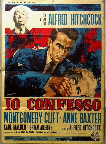 Link to  Alfred Hitchcock's 'Io Confesso' Film PosterItaly, 1962  Product