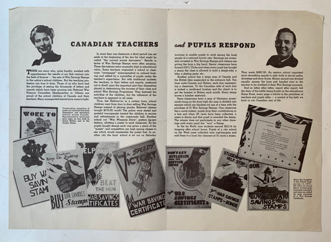 Link to  Canadian Teachers and Pupils Respond PosterCanada, c. 1945  Product