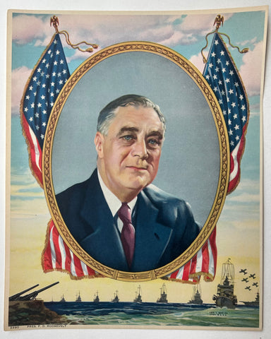 Link to  President F. D. Roosevelt PosterUSA, c. 1944  Product