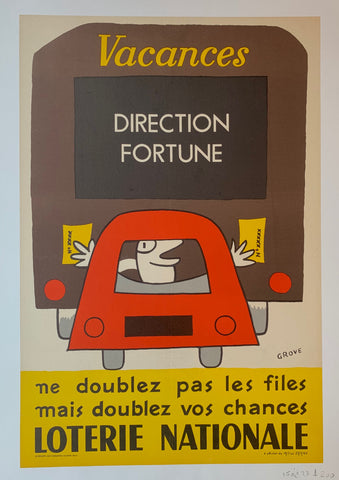 Link to  Loterie Nationale Vacances PosterFrance, 1962  Product