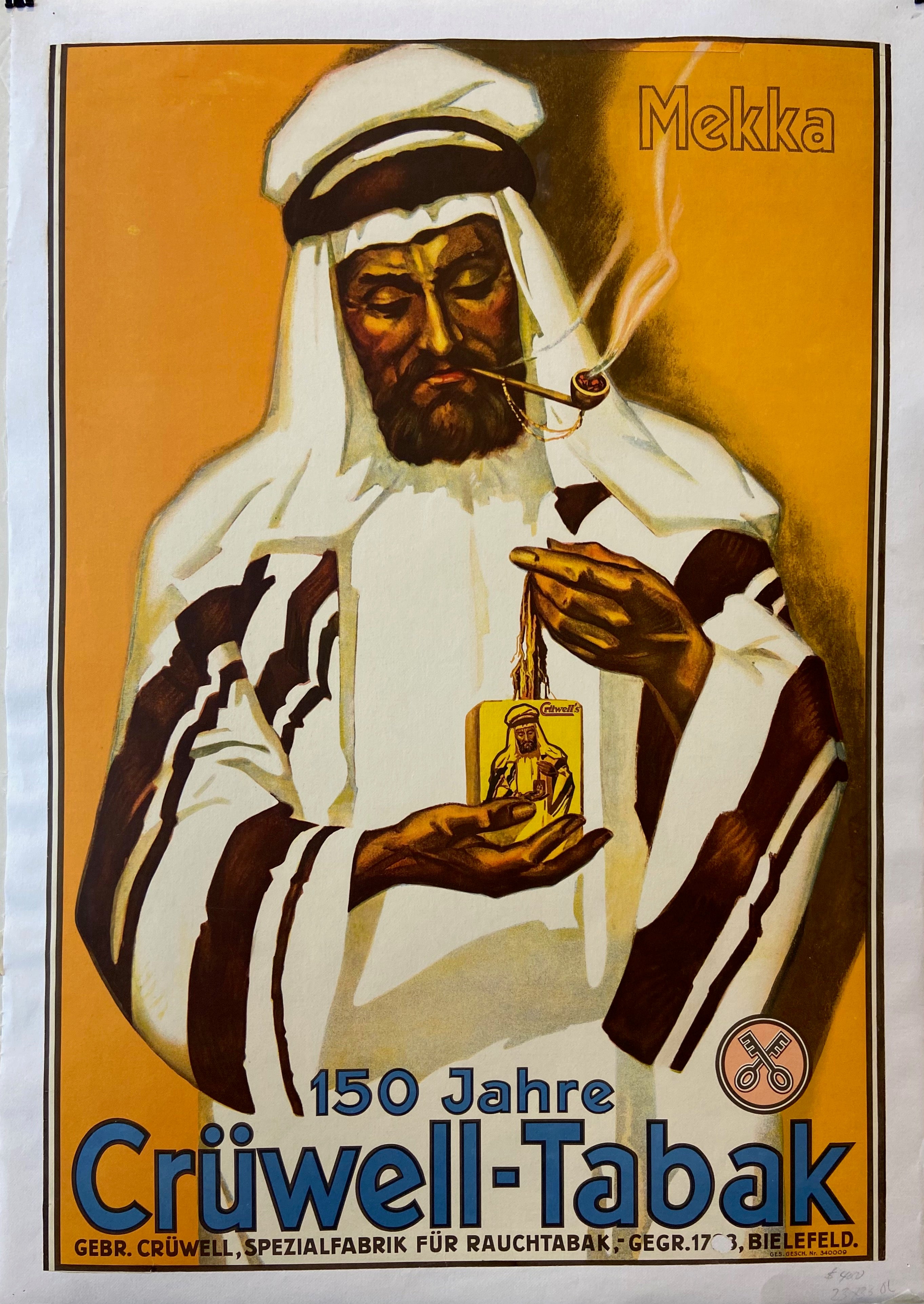 Poster of an Arabic man smoking