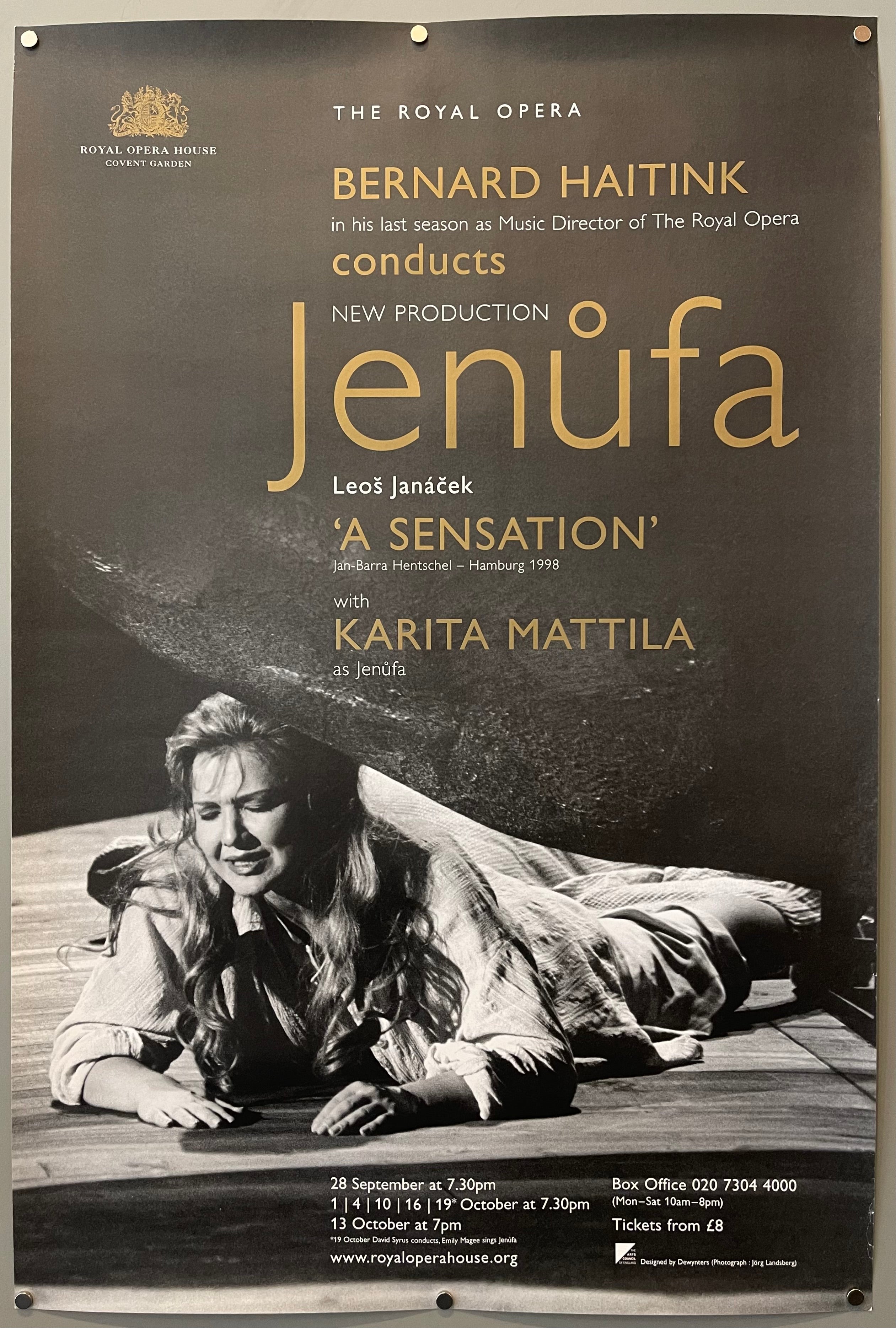 Jenufa Oper The Royal Opera - Jenufa Poster – Poster Museum