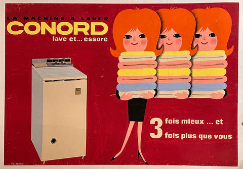 Link to  La Machine a Laver Conord Original ArtFrance, 1965  Product
