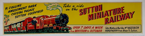 Sutton Miniature Railway Poster