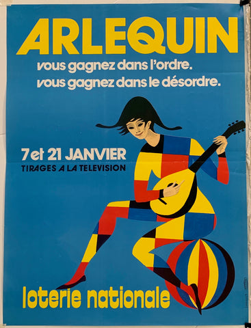 Link to  Arlequin Loterie Nationale - BlueFrance, C. 1955  Product