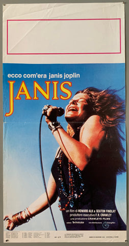 Link to  Janis Joplin 'Janis' Film PosterItaly, 1982  Product