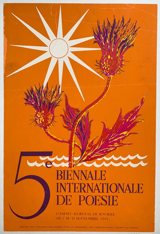 Link to  5e Biennale Internationale de Poesie ✓France, C. 1961  Product