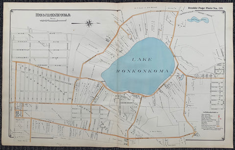 Link to  Long Island Index Map No.2 - Plate 38 Lake RonkonkomaLong Island, C. 1915  Product