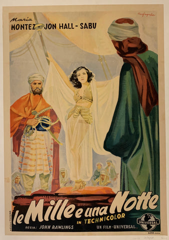 Link to  Le Mille E Una Notte (Arabian Nights) Film PosterFrance, 1942  Product