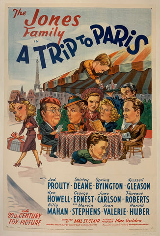 Link to  A Trip to Paris Film PosterUSA, C. 1938  Product
