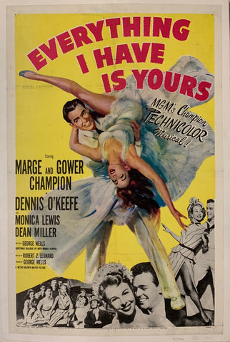 Link to  Everything I Have Is Yours Film Poster1952  Product