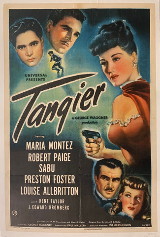 Link to  Tangier Film PosterUSA, C. 1946  Product