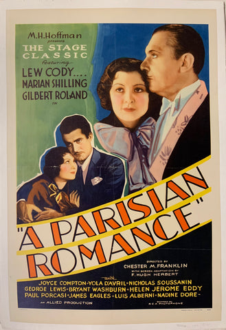 Link to  A Parisian Romance Film PosterUSA, 1932  Product