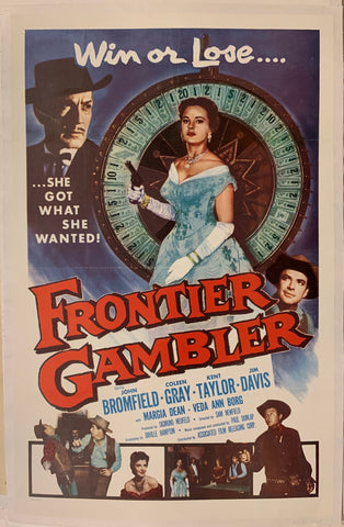 Link to  Frontier Gambler Film PosterUSA, 1956  Product