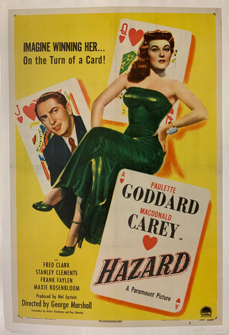 Link to  Hazard Film posterUSA, C. 1948  Product