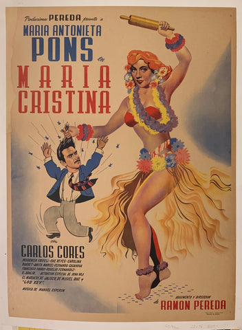 Link to  Maria Cristina Film PosterMexico, 1951  Product