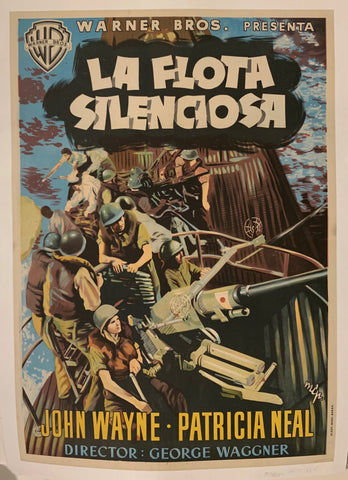 Link to  La Flota Silenciosa Film PosterSpain, 1951  Product