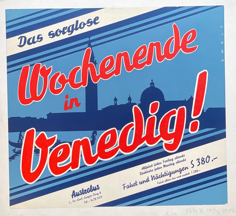 Link to  Das Sorglose Wochenende in Venedig ! ✓Austria, C. 1950s  Product