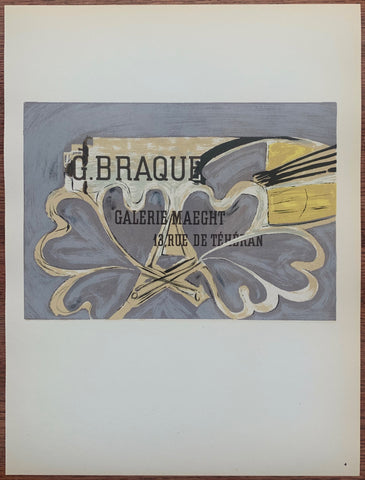 Link to  G. Braque Galerie Maeght #4Lithograph, 1959  Product