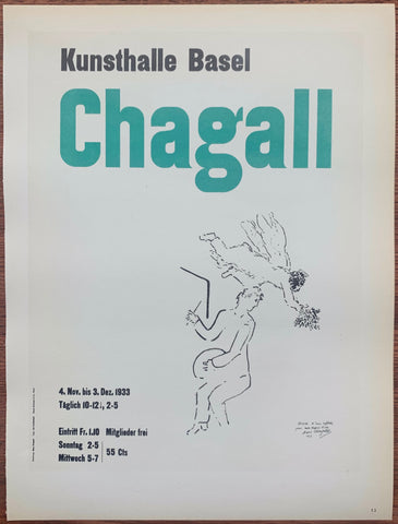 Link to  Chagall Kunsthalle Basel #13Lithograph, 1959  Product